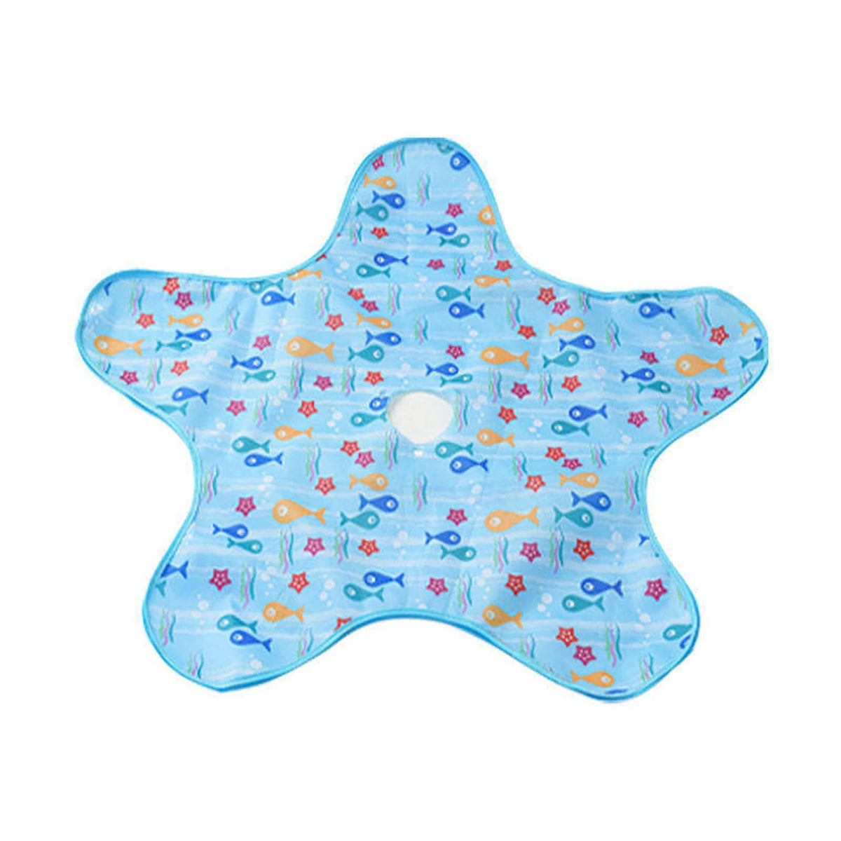 Star-Shaped Cat Hunting Mat with Rotating Feather Wand