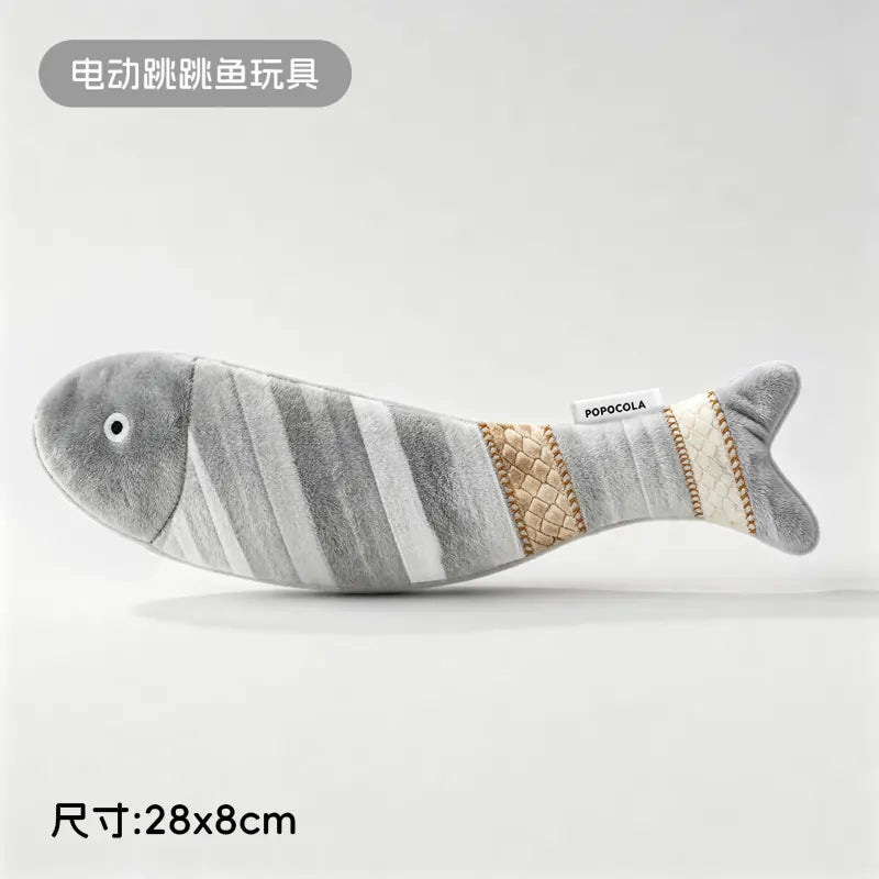 Electric Flopping Fish Cat Toy with Catnip