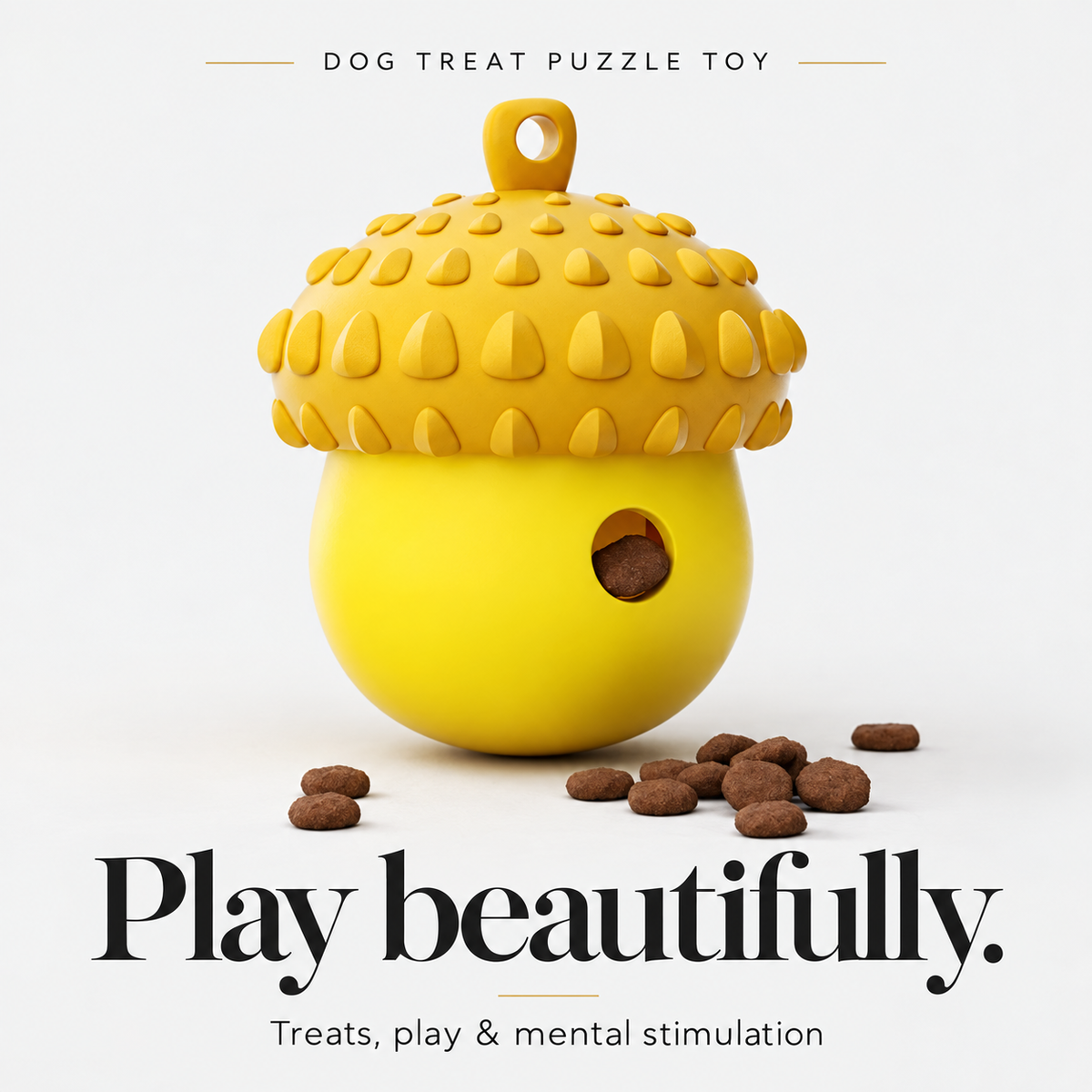 Acorn Treat-Dispensing Dog Toy